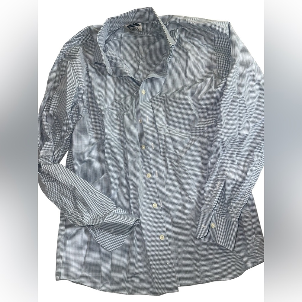 Classic Blue Checkered Men's Shirt